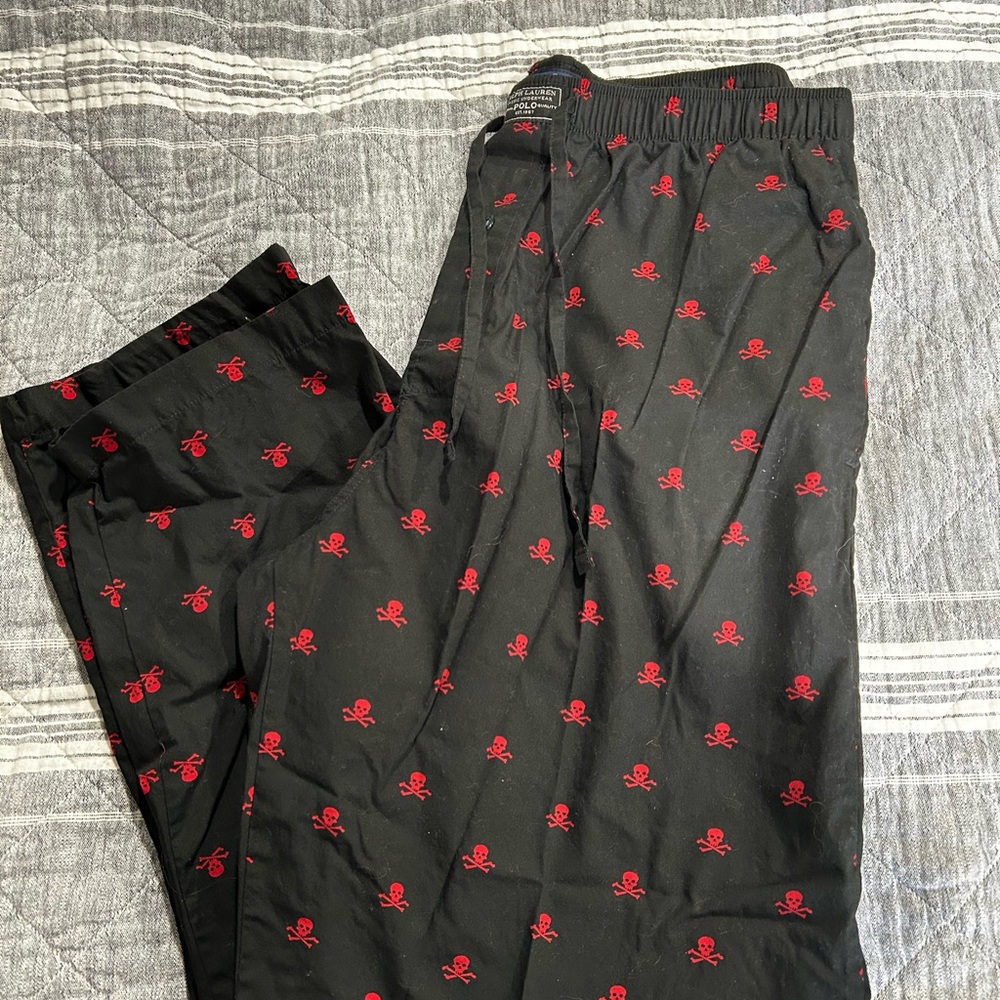 Ralph Lauren Polo Black and Red Pajama Pant